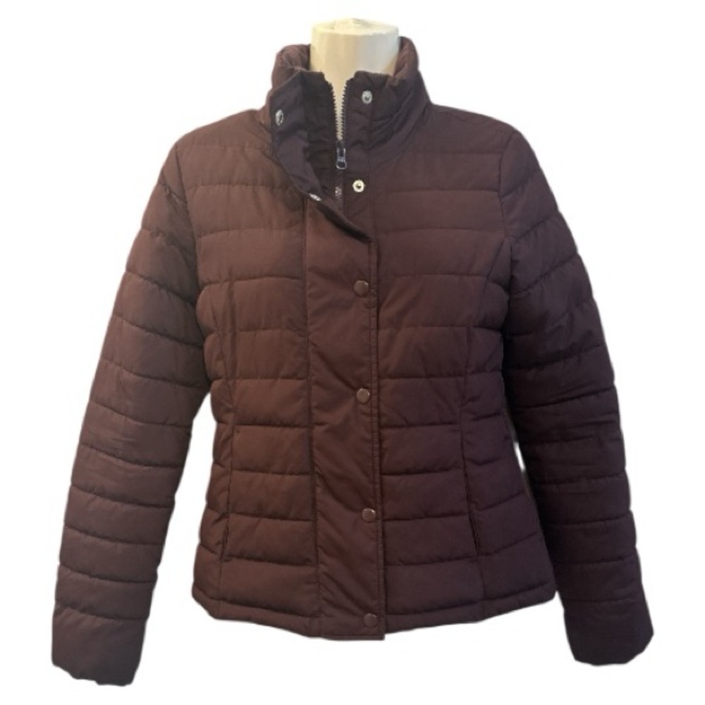 GAP Women's Puffer Jacket - Deep Brown